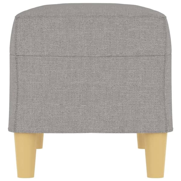 vidaXL Bänk ljusgrå 70x35x41 cm tyg