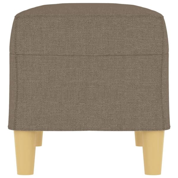 vidaXL Bänk taupe 70x35x41 cm tyg