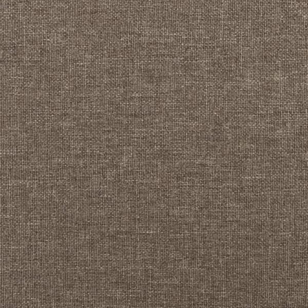 vidaXL Bänk taupe 70x35x41 cm tyg