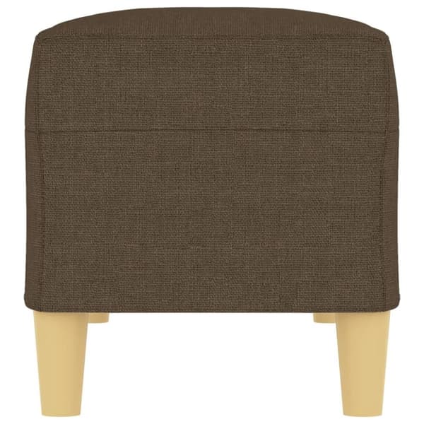 vidaXL Bänk brun 100x35x41 cm tyg