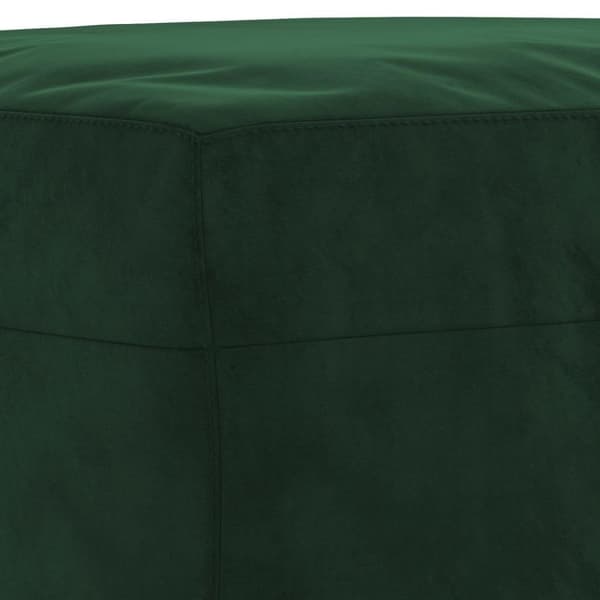 vidaXL Bänk mörkgrön 70x35x41 cm sammet