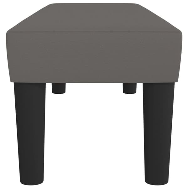 vidaXL bænk 100x30x30 cm kunstlæder grå