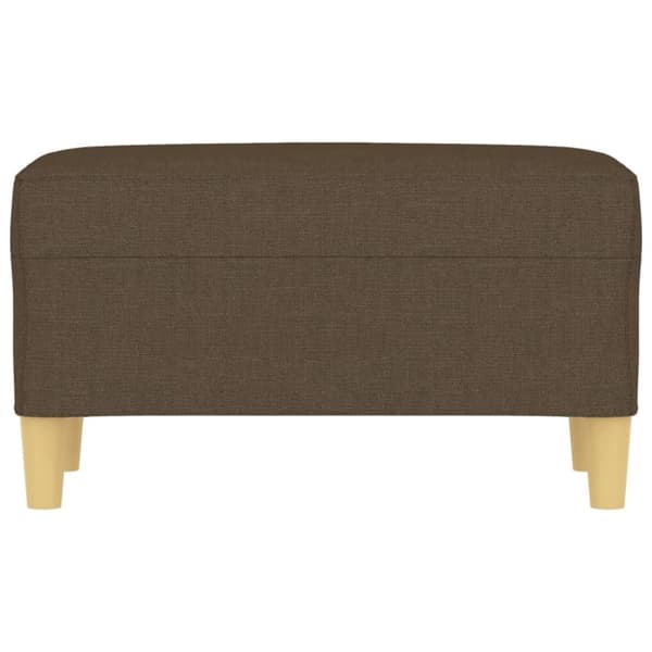 vidaXL bænk 70x35x41 cm stof brun