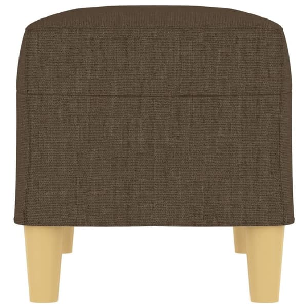 vidaXL bænk 70x35x41 cm stof brun