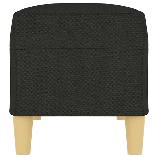 vidaXL bænk 100x35x41 cm stof sort