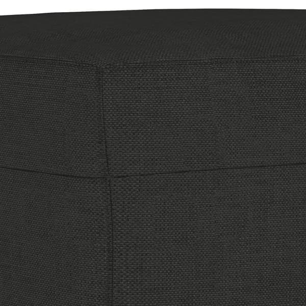 vidaXL bænk 100x35x41 cm stof sort