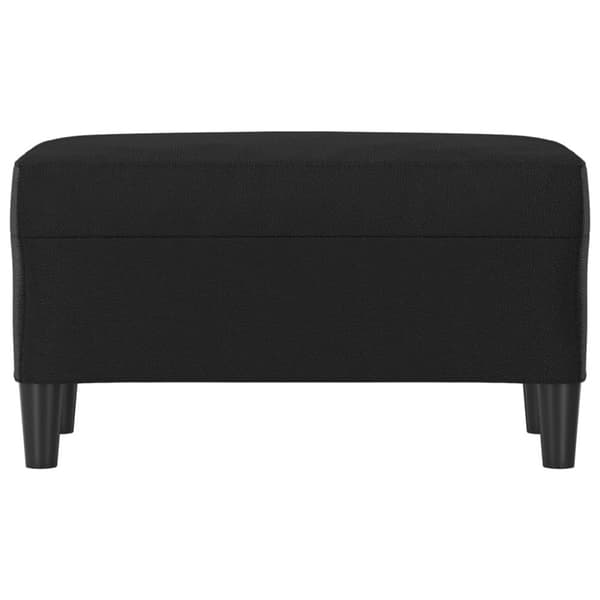 vidaXL bænk 70x35x41 cm kunstlæder sort