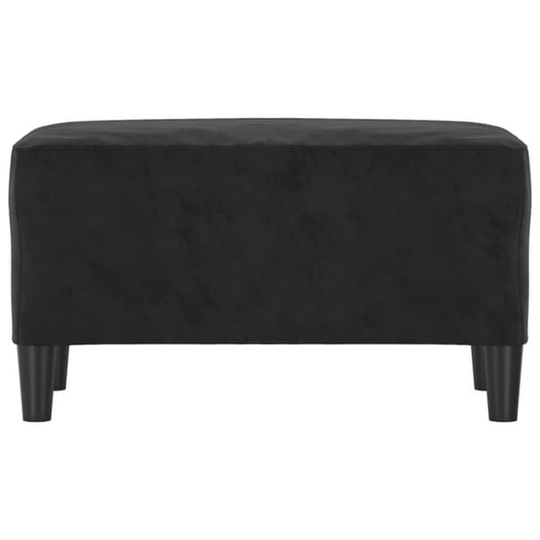 vidaXL bænk 70x35x41 cm velour sort