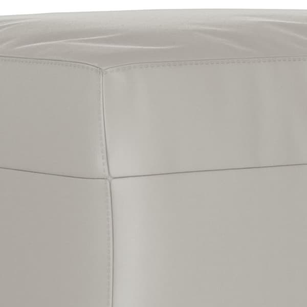 vidaXL bænk 70x35x41 cm mikrofiberstof lysegrå