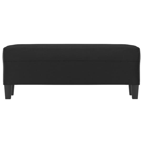 vidaXL Bänk svart 100x35x41 cm konstläder
