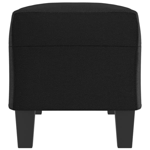 vidaXL Bänk svart 100x35x41 cm konstläder