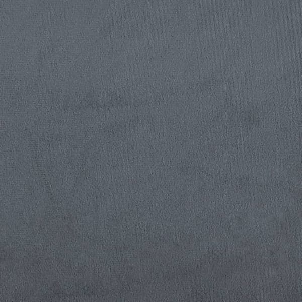 vidaXL Bänk mörkgrå 110x40x49 cm sammet