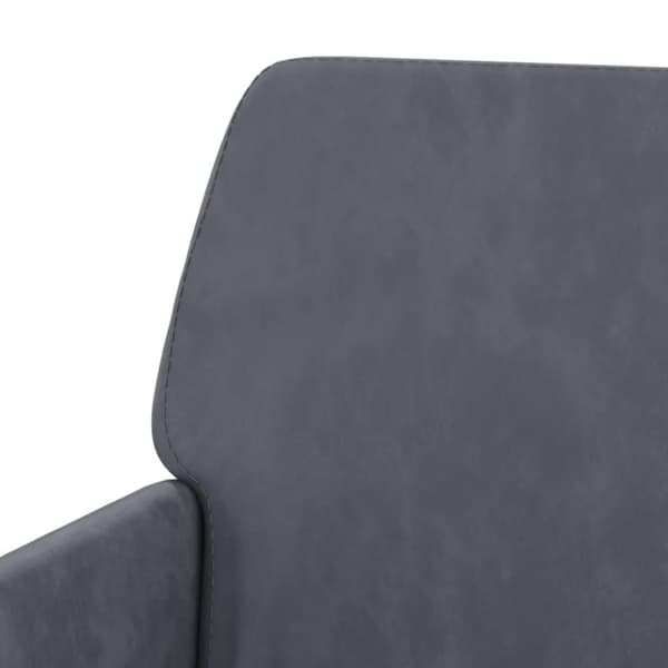 vidaXL Bänk mörkgrå 108x79x79 cm sammet