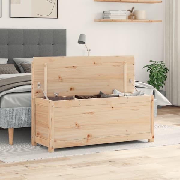 vidaXL Benk 110x41x76,5 cm heltre furu
