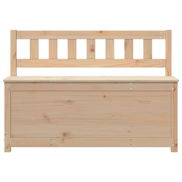vidaXL Benk 110x41x76,5 cm heltre furu