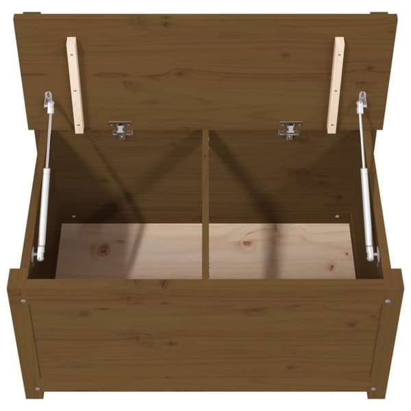 vidaXL Penkki hunajanruskea 80x41x77 cm täysi mänty