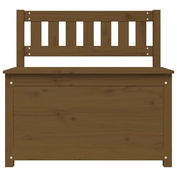 vidaXL Benk honningbrun 80x41x77 cm heltre furu