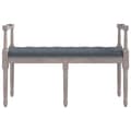 Miniatyrbillede 3 af 9: vidaXL bænk 110x40x70 cm velour mørkegrå