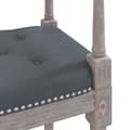Miniatyrbillede 5 af 9: vidaXL bænk 110x40x70 cm velour mørkegrå