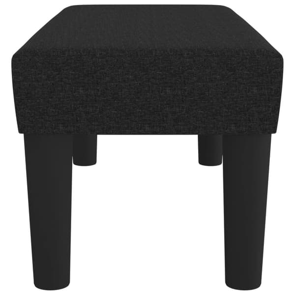 bænk 70x30x30 cm stof sort