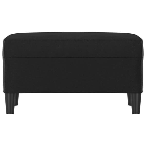 Bänk svart 70x35x41 cm konstläder