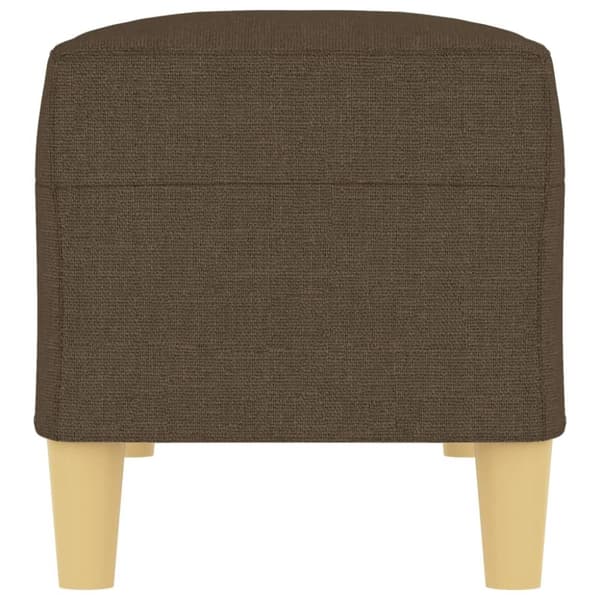 bænk 100x35x41 cm stof brun