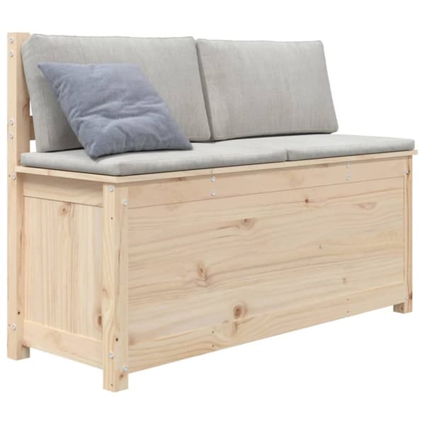 bænk 110x41x76,5 cm massivt fyrretræ