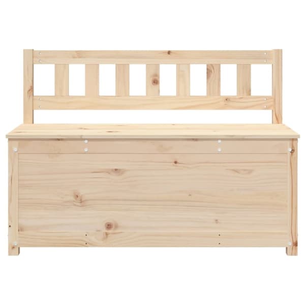 bænk 110x41x76,5 cm massivt fyrretræ