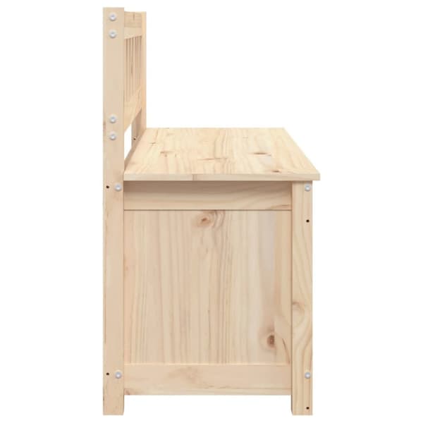 bænk 110x41x76,5 cm massivt fyrretræ