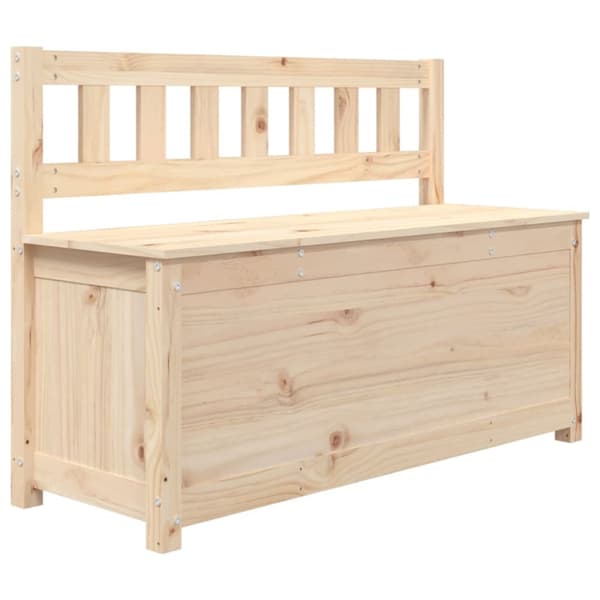bænk 110x41x76,5 cm massivt fyrretræ