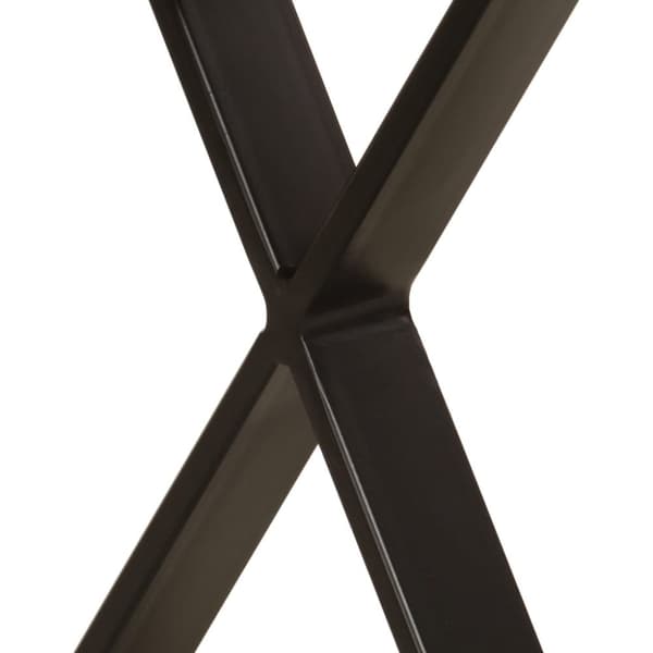 vidaXL Benk med naturlig kant 105 cm heltre mango