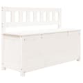 Pikkukuva 3 / 10: Penkit - Living Penkki valkoinen 110x41x76,5 cm täysi mänty