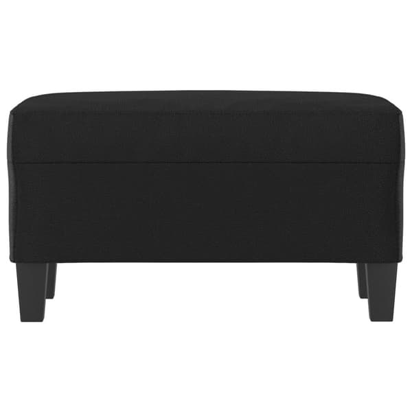 Bänk svart 70x35x41 cm konstläder