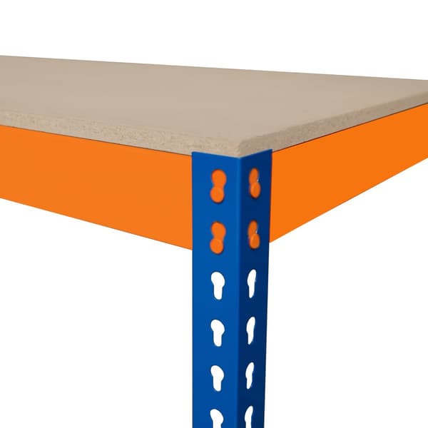 Workbench for Garage S-Rax 2 or 3 Levels Capacity per Level 300kg Screwless Assembly Reinforced Support Beams Rubber Feet