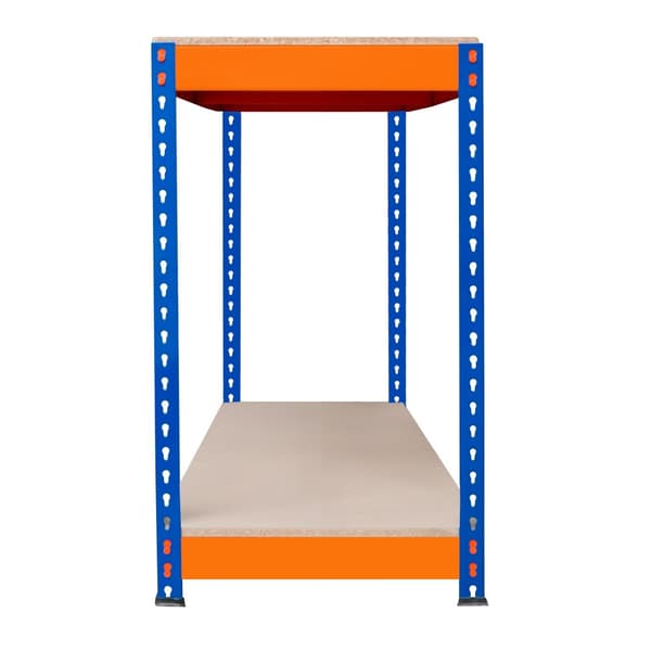 Workbench for Garage S-Rax 2 or 3 Levels Capacity per Level 300kg Screwless Assembly Reinforced Support Beams Rubber Feet