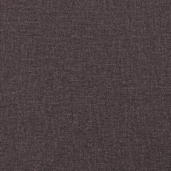 Bänk med ryggstöd mörkbrunt 120x62x75,5 cm mörkgrå