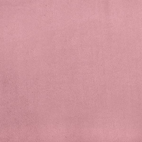 Bänk med kuddar rosa 120,5x65x75 cm sammet