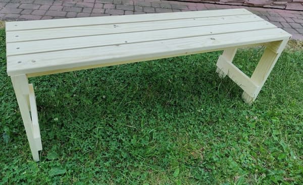 PARK BÄNK TRÄDGÅRD MASSIVT TRÄ POLEN