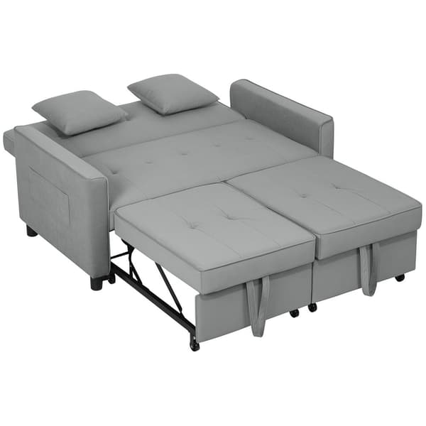 Bäddsoffa, 140.5x90.5x89 cm, Grå