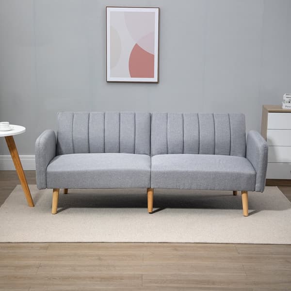 Bäddsoffa, 173x75x73 cm, Grå
