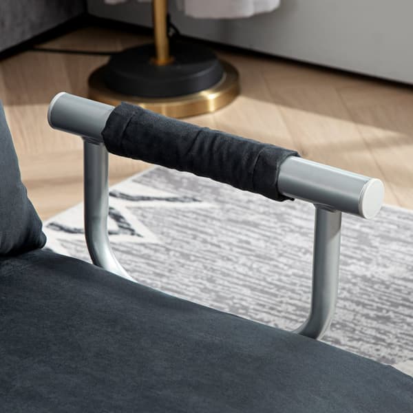 Bäddsoffa, 111x80x78 cm, Svart