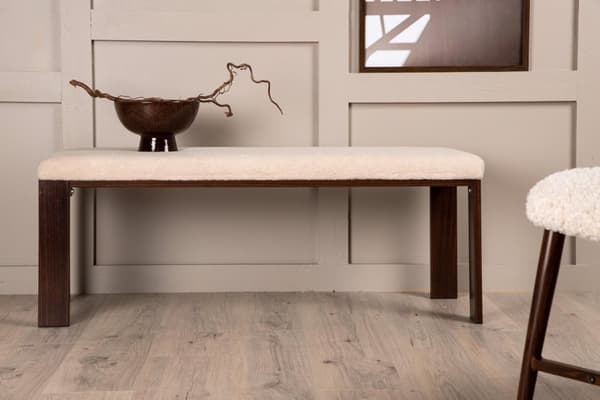 FURNLUX PENKKI CHESTER BEIGE & PÄHKINÄ 120CM