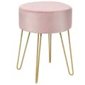 Miniatyrbillede 1 af 8: Fodskammel Ottoman, 39x39x46 cm, Lyserød