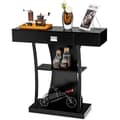 Miniatyrbillede 7 af 8: Konsolbord, 36x12x35 tommer, Brun