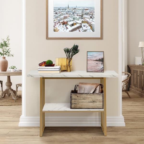 Soffbord, 120x29x92.5 cm, Vit