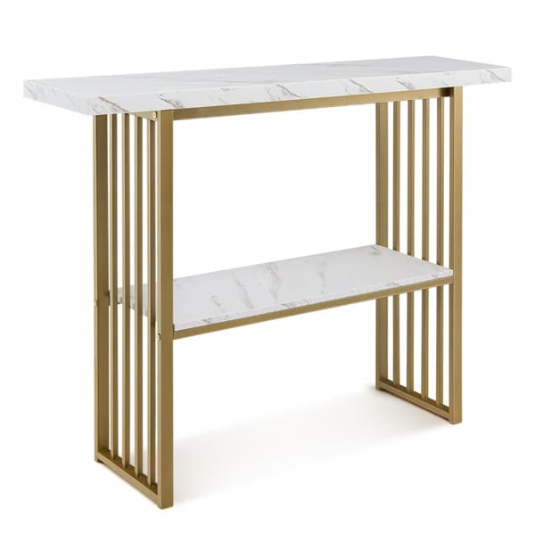 Soffbord, 120x29x92.5 cm, Vit