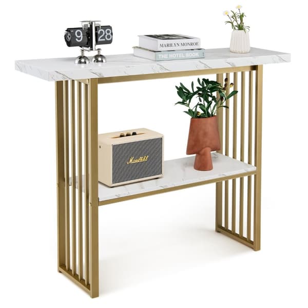 Soffbord, 120x29x92.5 cm, Vit
