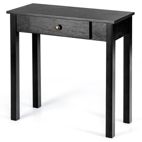 Konsolbord, 28x12x28 tommer, Sort