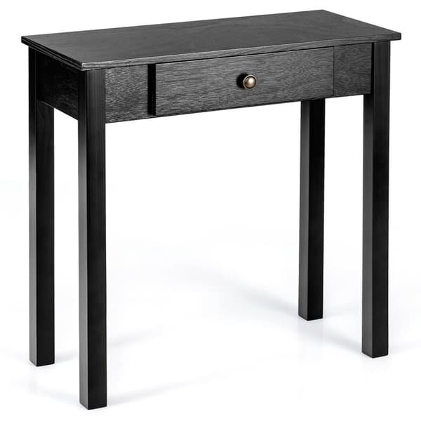 Konsolbord, 28x12x28 tommer, Sort