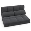 Miniatyrbillede 1 af 8: Gulvsofa seng, 72x102x54 cm, Mørkegrå